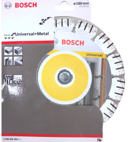 Диск алмазный 180х22,23мм BOSCH СЕГМЕНТ Best for Universal