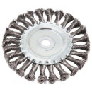 Щетка дисковая косичка 100мм, М14 FORSAGE (BWF104) 