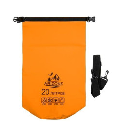 Гермомешок, 20 л, PVC HARD, оранжевый, ARIZONE 28-212047