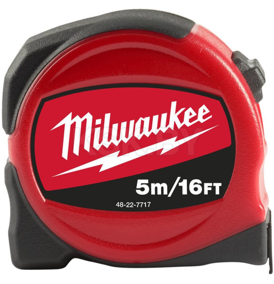 Рулетка  5м x 25мм Milwaukee COМPACT Slim (48227717) 