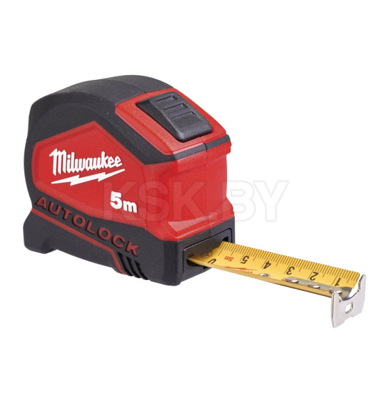 Рулетка  5м х 25мм Milwaukee AUTOLOCK (4932464663) 