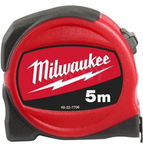 Рулетка  5м х 25мм Milwaukee Slim (48227706) 