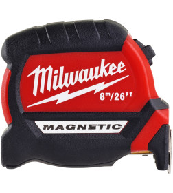 Рулетка  8м x 27мм магнитная Milwaukee Premium