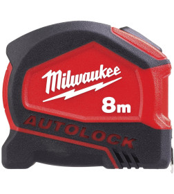 Рулетка  8м х 25мм Milwaukee AUTOLOCK