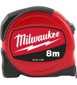 Рулетка  8м х 25мм Milwaukee Slim