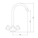 Смеситель для кухни Gross Aqua Astra, 3740045C-B01 (3740045C-B01) 