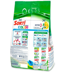 Стиральный порошок Sorti Автомат Color, 2,4кг