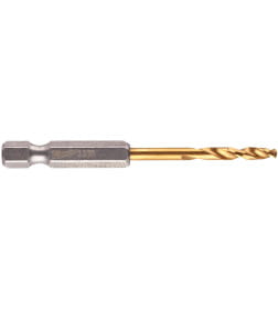 Сверло по металлу  3.3мм Milwaukee RedHEX HSS-G TiN