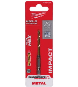 Сверло по металлу  4,2x28x74 HSS-G Ti. Milwaukee