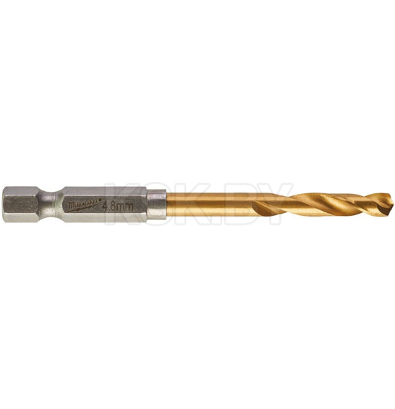 Сверло по металлу  4,8x29x78 HSS-G Ti. Milwaukee (48894711) 