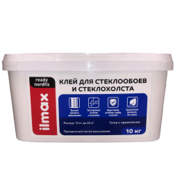 Клей для стеклообоев и стеклохолста "ilmax ready nordfix" 10кг