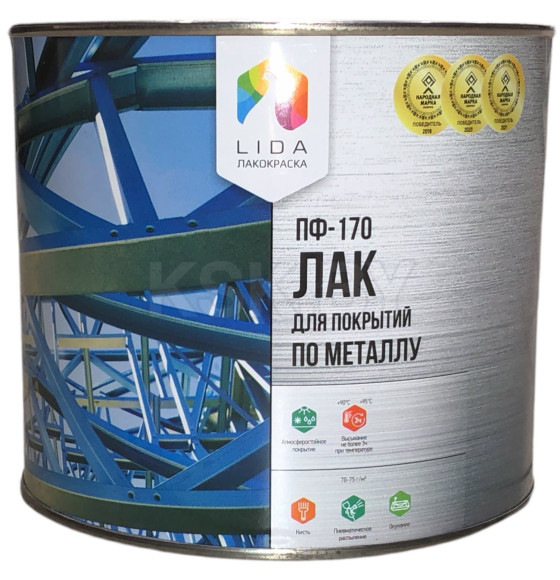 Лак ПФ-170, 1,8кг