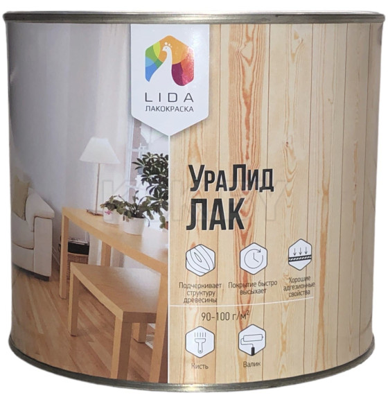 Лак УраЛид, глянцевый 1,8кг