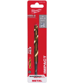 Сверло по металлу 10,0x76x120 HSS-G Ti. Milwaukee