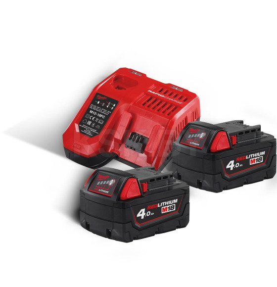 Энергокомплект Milwaukee M18 NRG-402 (Li-Ion4Ач) (4933459215) 