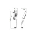 Душевая лейка IDDIS черная 0211F00I18 (0211F00I18) 