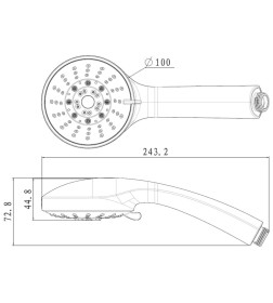 Душевая лейка Lemark LM0135C