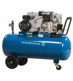 Компрессор поршневой с ременным приводом NORDBERG ECO NCE100/400-220