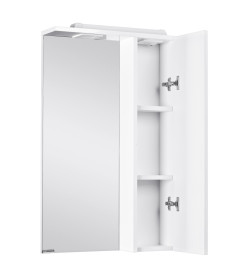 Шкаф зеркальный с подсветкой Домино 3D 50 правый D37007HZ