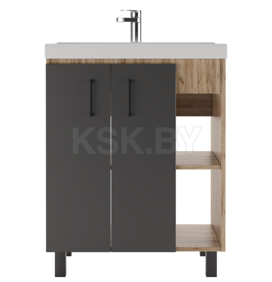 Тумба напольная Домино Крафт 70 под умывальник Фостер DCr2210T (DCr2210T) 