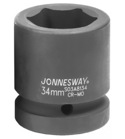 Головка торцевая ударная 1" 34 мм Jonnesway S03A8134