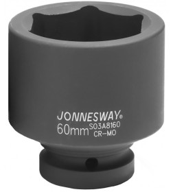 Головка торцевая ударная 1" 60 мм Jonnesway S03A8160