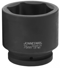 Головка торцевая ударная 1" 76 мм Jonnesway S03A8176