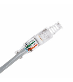 Джек штекер RJ45 8Р8С быстрозажимной ручной REXANT