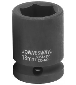 Головка торцевая ударная 1/2" 18 мм Jonnesway S03A4118