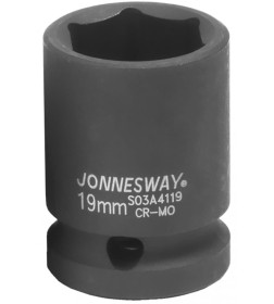 Головка торцевая ударная 1/2" 19 мм Jonnesway S03A4119