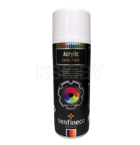 Краска акриловая белая 400мл. Senfineco Paint Acrylic Matte White