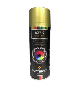 Краска акриловая зеленое золото 400мл. Senfineco Paint Acrylic Metallic Green Gold