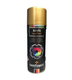 Краска акриловая золото 400мл. Senfineco Paint Acrylic Bright Gold