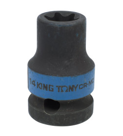 Головка торцевая ударная TORX Е-стандарт 1/2" E14,38 мм KING TONY 457514M