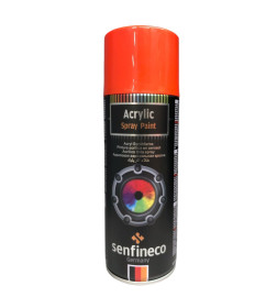 Краска акриловая красная 400мл. Senfineco Apint Acrylic Orange Red