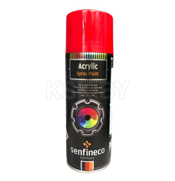 Краска акриловая красный 400мл. Senfineco Apint Acrylic Pure Red