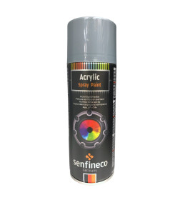 Краска акриловая серая 400мл. Senfineco Paint Acrylic Grey Gloss
