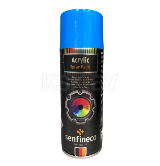 Краска акриловая синяя 400мл. Senfineco Paint Acrylic Sky Blue