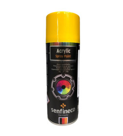 Краска акриловая темно-желтый 400мл. Senfineco Paint Acrylic Deep Yellow