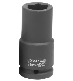 Головка торцевая ударная глубокая 3/4"DR, 24 мм Jonnesway S03AD6124