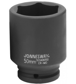 Головка торцевая ударная глубокая 3/4"DR, 50 мм Jonnesway S03AD6150