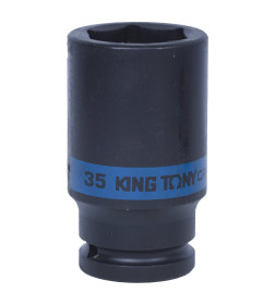 Головка торцевая ударная глубокая шестигранная 3/4" 35 мм KING TONY 643535M