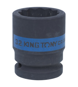 Головка торцевая ударная двенадцатигранная 3/4" 32 мм KING TONY 653032M