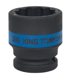 Головка торцевая ударная двенадцатигранная 3/4" 36 мм KING TONY 653036M