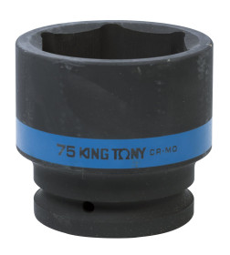 Головка торцевая ударная шестигранная 1" 75 мм KING TONY 853575M