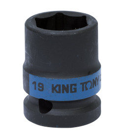 Головка торцевая ударная шестигранная 1/2" 19 мм KING TONY 453519M