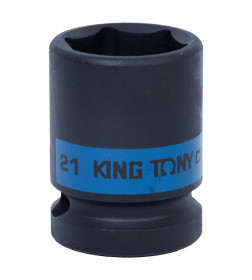 Головка торцевая ударная шестигранная 1/2" 21 мм KING TONY 453521M