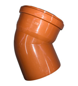 Отвод канализационный РосТурПласт наружний ПП 160х45°