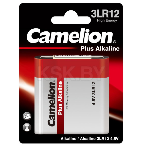 Батарейка 3LR12 Plus Alkaline 4.5В Camelion (1656) 