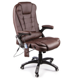Вибромассажное кресло Calviano Veroni 53 (коричневое)